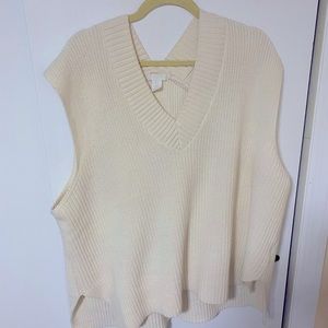 H&M Cream Sweater Vest